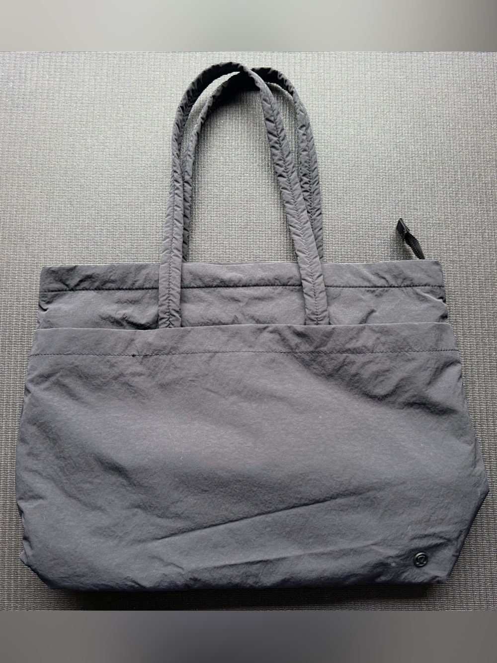 lululemon athletica Black Nylon Tote with Dual Handles